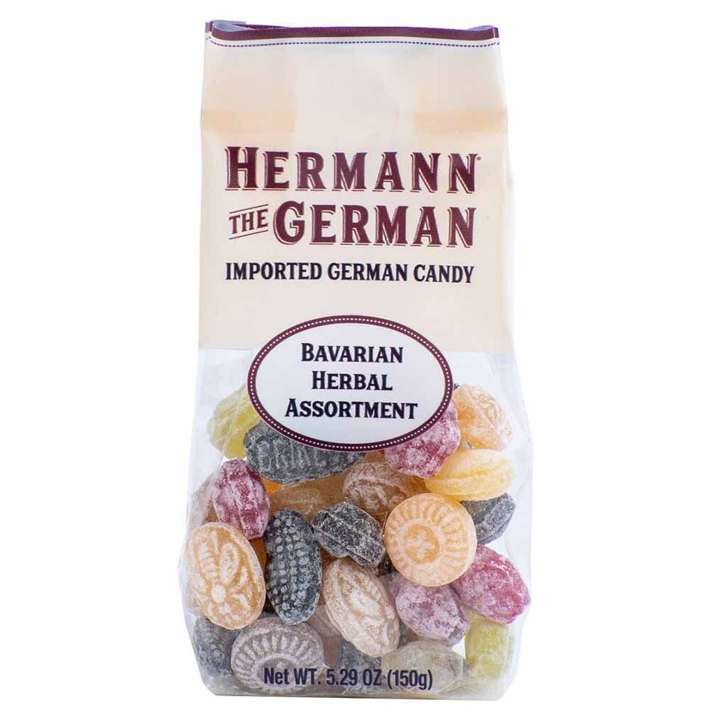 Hermann the German Bavarian Herbal Assortment Hard Candy Gift Bag Set