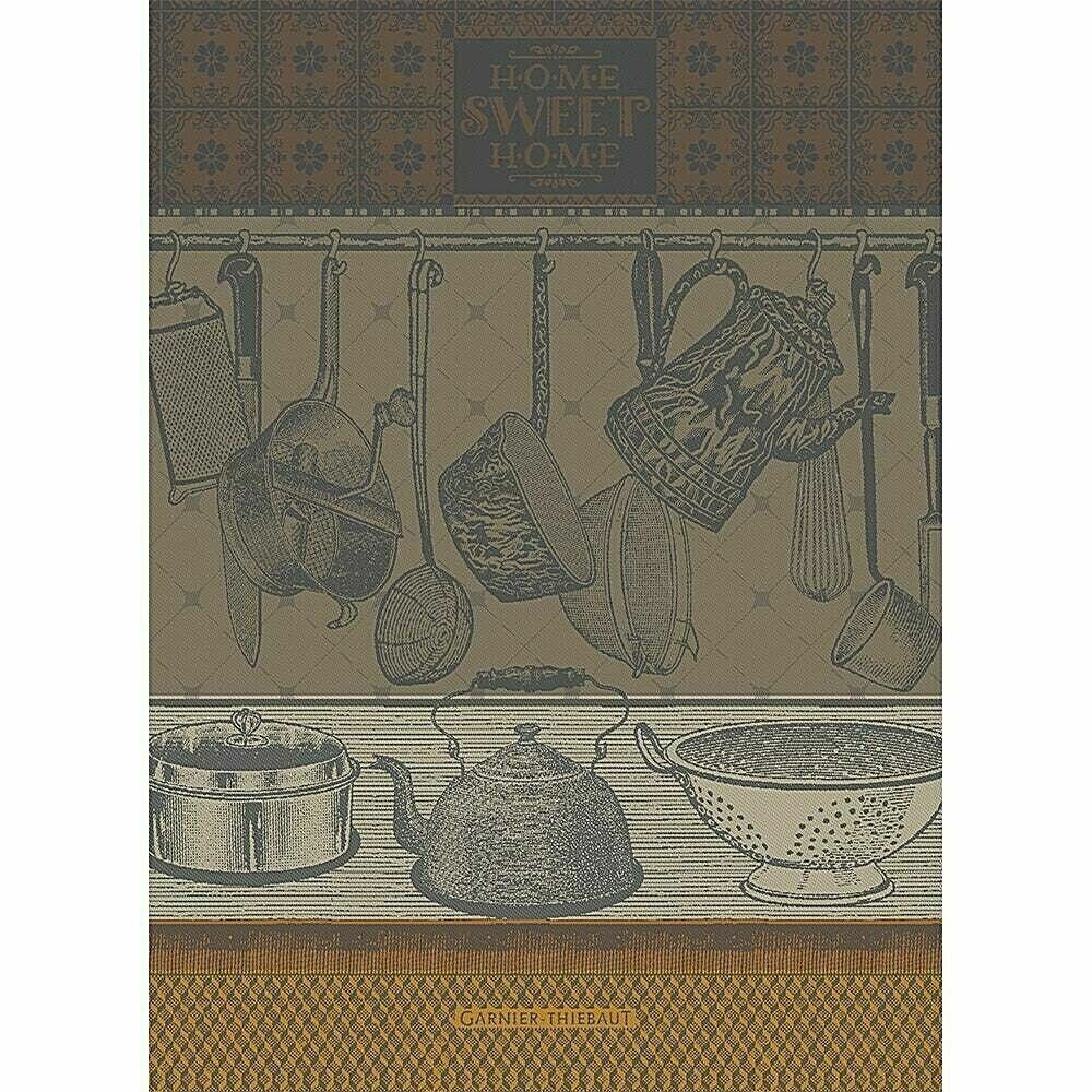 Garnier Thiebaut kitchen dish tea cotton woven towel: Home Sweet Home