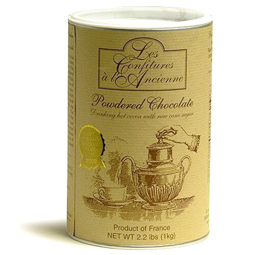 Les Confitures a l'Ancienne Hot Chocolate Drink COCOA MIX French 2.2lbs 1kg Can