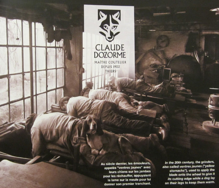 CLAUDE DOZORME Laguiole Berlingot French 4 STEAK KNIFE Gift Box Set Exotic Wood