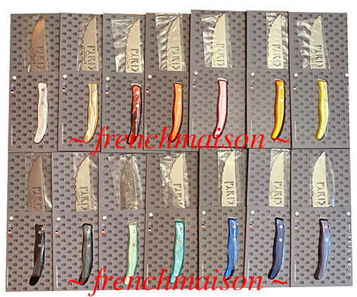 CLAUDE DOZORME French PARIS Eiffel Tower Charcuterie Cheese Knife Gift Blue