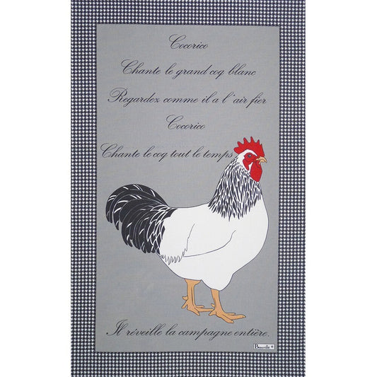 BEAUVILLE French Kitchen Dish Tea Towel Picoti Coq Chicken Rooster Country Gift