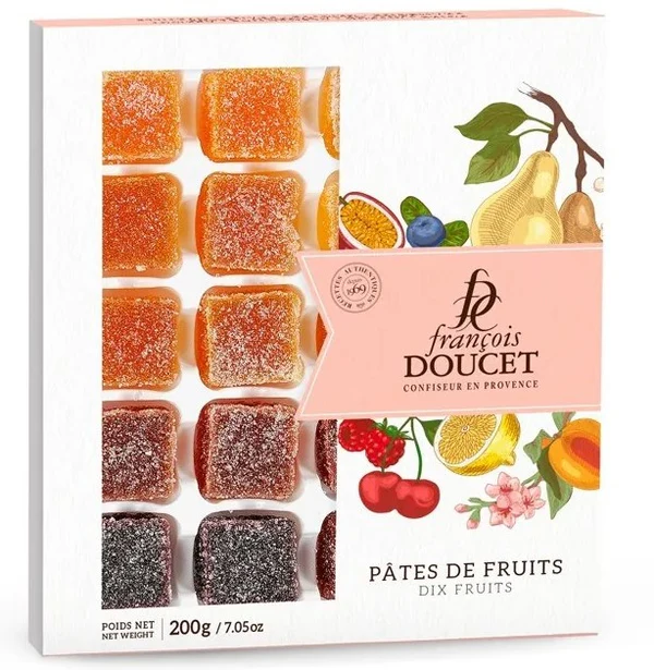 François Doucet Pâtes de Fruits Jellies French Provence Candy Box Gift New