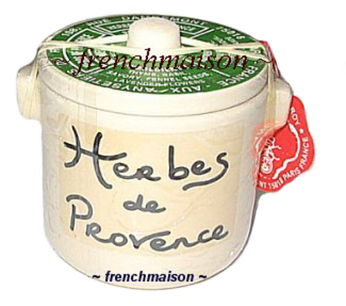 Aux Anysetiers du Roy French Food Herbs HERBES DE PROVENCE Pottery Crock 1oz
