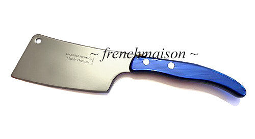 CLAUDE DOZORME Laguiole Bee Fine CHEESE Cleaver Best French Knife Gift Blue