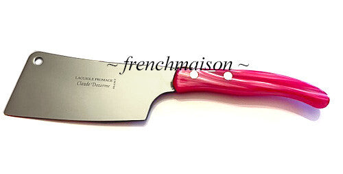 CLAUDE DOZORME Laguiole Bee Fine CHEESE Cleaver Best French Knife Gift Pink
